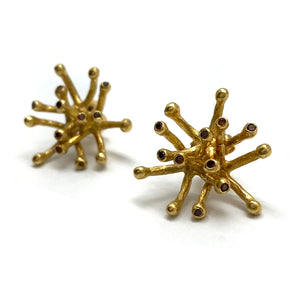 Starburst Stud Earrings-Earrings-Liaung-Chung Yen-Pistachios