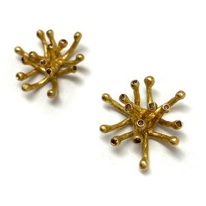 Starburst Stud Earrings-Earrings-Liaung-Chung Yen-Pistachios
