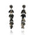 Starburst Studs with Long Silver Petal Jackets-Earrings-So Young Park-Pistachios