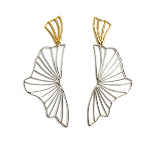 Statement Butterfly Earrings-Earrings-Georgia Charal-Pistachios