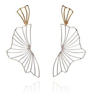 Statement Butterfly Earrings-Earrings-Georgia Charal-Pistachios