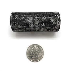 Steel Cylinder Brooch-Pins-Sandra Salaices-Pistachios