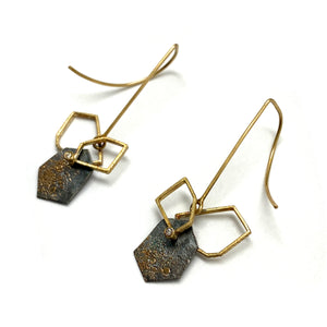 Stepping Stone Earrings-Earrings-Liaung-Chung Yen-Pistachios