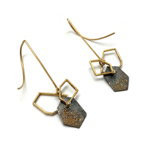 Stepping Stone Earrings-Earrings-Liaung-Chung Yen-Pistachios