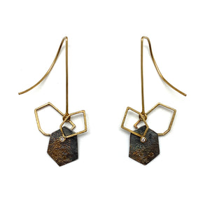 Stepping Stone Earrings-Earrings-Liaung-Chung Yen-Pistachios
