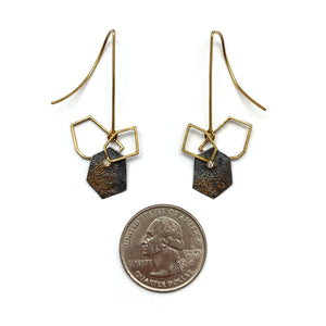 Stepping Stone Earrings-Earrings-Liaung-Chung Yen-Pistachios