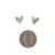 Sterling Silver Heart Earrings-Earrings-Lisa Crowder-Pistachios