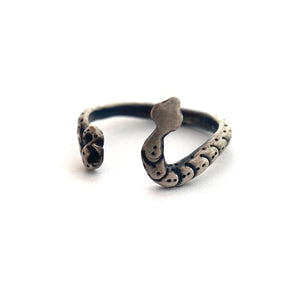 Sterling Silver Snake Ring-Rings-Luana Coonen-Pistachios