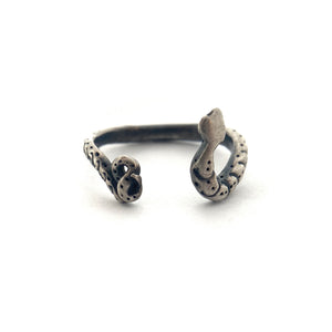 Sterling Silver Snake Ring-Rings-Luana Coonen-Pistachios