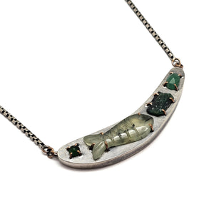 Stone Fish Pendant-Necklaces-Joanna Gollberg-Pistachios