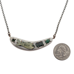 Stone Fish Pendant-Necklaces-Joanna Gollberg-Pistachios