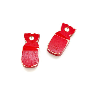 Strawberry Candy Earrings-Earrings-Morgan Hill-Pistachios