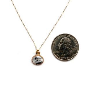 Swan Necklace-Necklaces-Kelly Jean Conroy-Pistachios