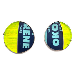 Take the Blue Pill Earrings-Earrings-Carin Jones-Pistachios