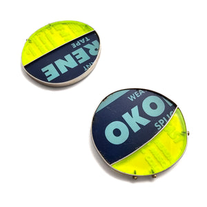 Take the Blue Pill Earrings-Earrings-Carin Jones-Pistachios