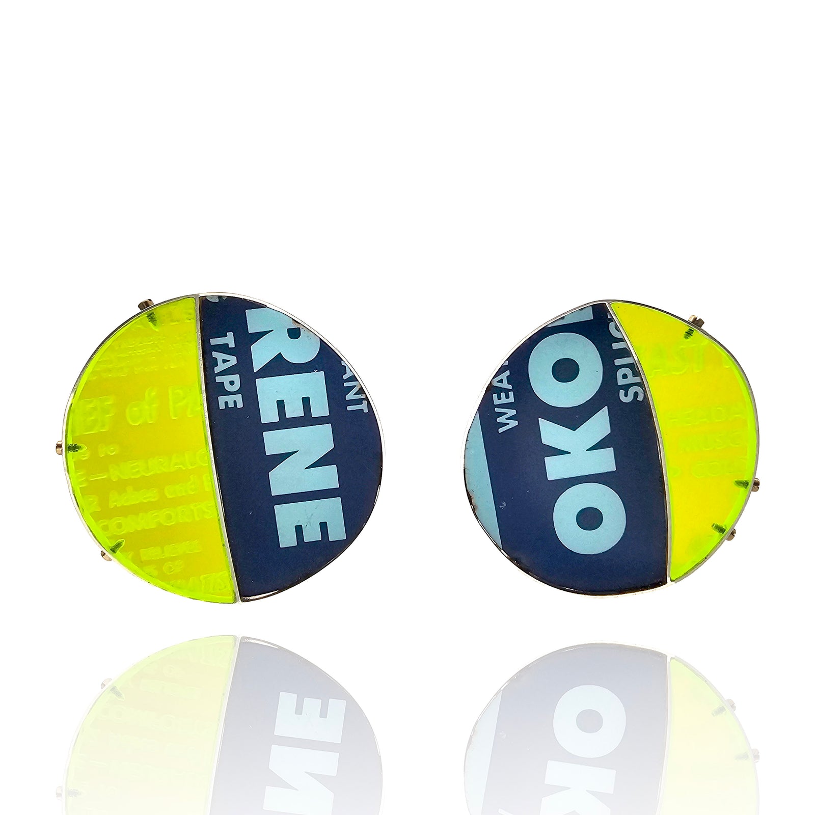 Take the Blue Pill Earrings-Earrings-Carin Jones-Pistachios