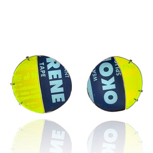 Take the Blue Pill Earrings-Earrings-Carin Jones-Pistachios