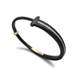 Taper Stripe Nail Bracelet-Bracelets-Pat Flynn-Pistachios