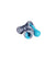 Taylor Fentz - "Pop Pipe Earrings, Blue and Grey"-Earrings-Earrings Galore-Pistachios