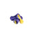 Taylor Fentz - "Pop Pipe Earrings, Purple and Yellow"-Earrings-Earrings Galore-Pistachios