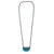 Teal and Gold Enamel Necklace-Necklaces-Jenne Rayburn-Pistachios
