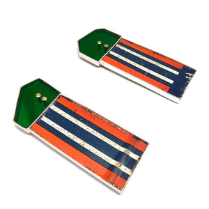 Tear Off Track Pants Earrings-Earrings-Carin Jones-Pistachios