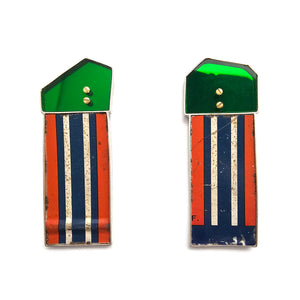 Tear Off Track Pants Earrings-Earrings-Carin Jones-Pistachios