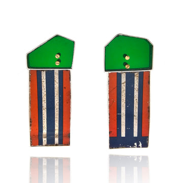Tear Off Track Pants Earrings