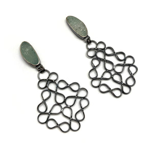 Tessellated Earrings-Earrings-Emily Rogstad-Pistachios