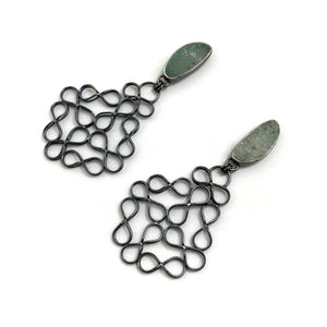 Tessellated Earrings-Earrings-Emily Rogstad-Pistachios