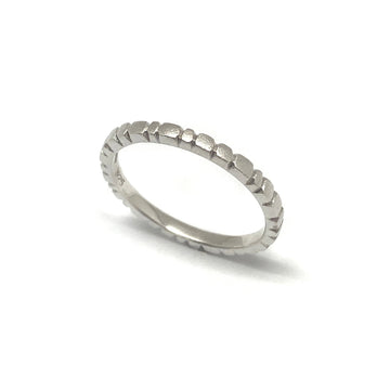 Textured Silver Ring