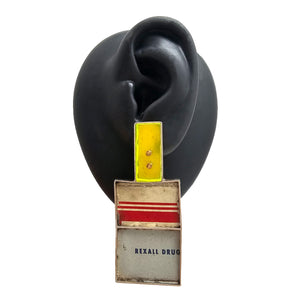 There's a Tattoo Under My Dress Shirt Earrings-Earrings-Carin Jones-Pistachios