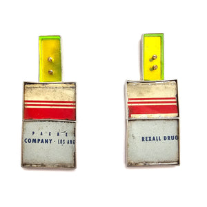 There's a Tattoo Under My Dress Shirt Earrings-Earrings-Carin Jones-Pistachios