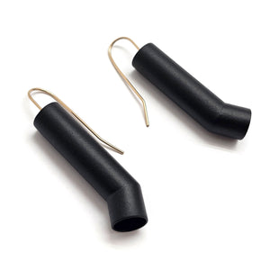 Thick Angle Earrings-Earrings-Joanne Grimonprez-Pistachios