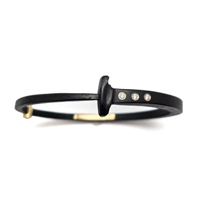 Three Diamond Nail Bracelet-Bracelets-Pat Flynn-Pistachios