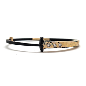 Three Diamond Splash Nail Bracelet-Bracelets-Pat Flynn-Pistachios