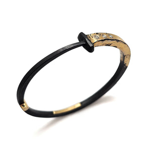 Three Diamond Splash Nail Bracelet-Bracelets-Pat Flynn-Pistachios