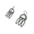 Three Oval Drop Arch Earrings-Earrings-Heather Guidero-Pistachios