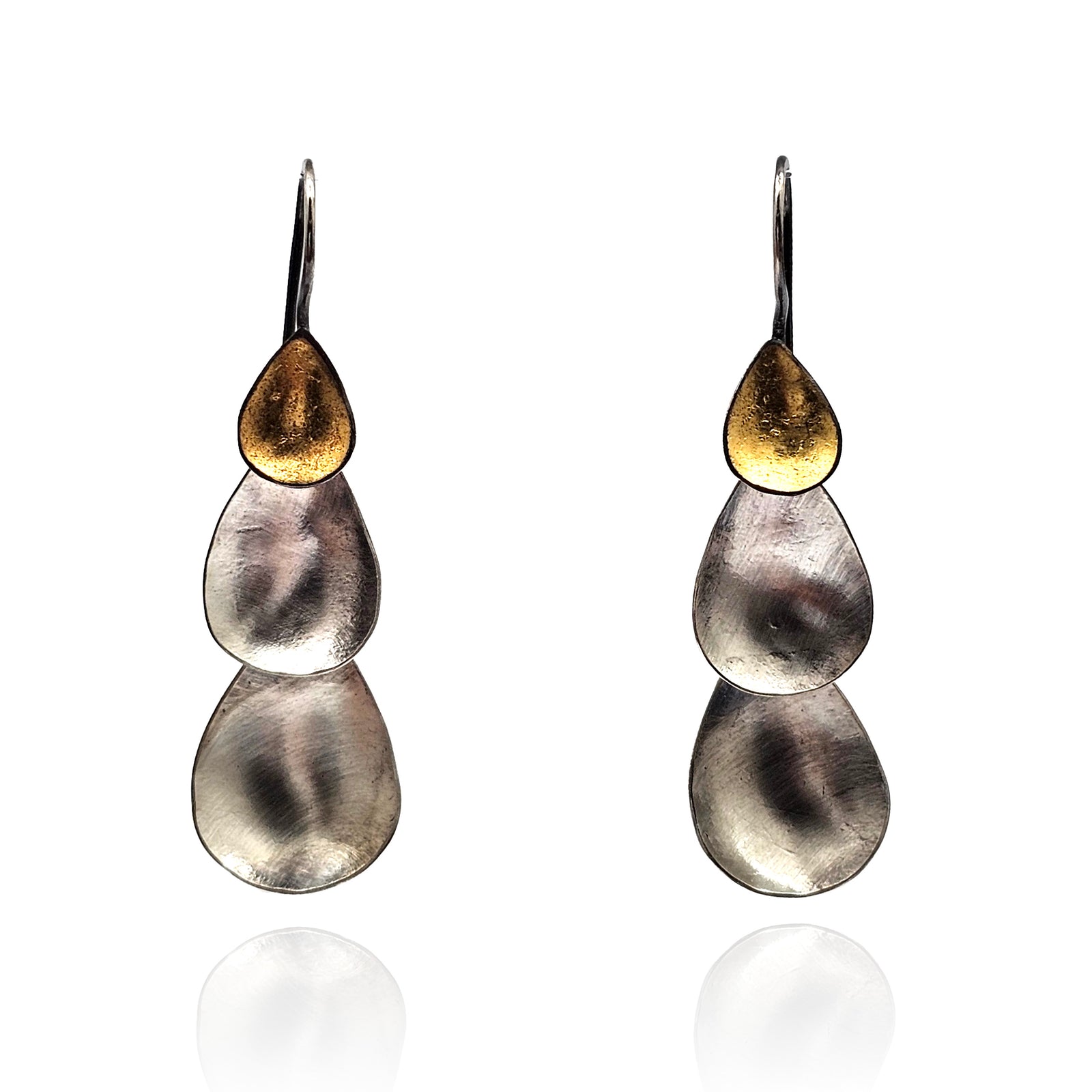 Tiered Domed Earrings-Earrings-Austin Titus-Pistachios