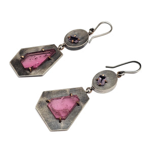 Tiered Tourmaline Earrings-Earrings-Joanna Gollberg-Pistachios