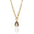 Tourmalated Amethyst Lariat Necklace-Necklaces-Emily Rogstad-Pistachios