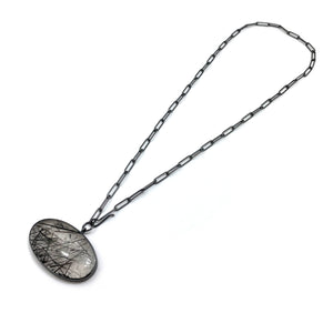 Tourmalated Lariat Necklace-Necklaces-Emily Rogstad-Pistachios