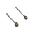 Tourmalated Quartz Dangle Earrings-Earrings-Emily Rogstad-Pistachios