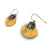 Tourmalinated Quartz Arch Earrings-Earrings-Heather Guidero-Pistachios