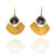 Tourmalinated Quartz Arch Earrings-Earrings-Heather Guidero-Pistachios