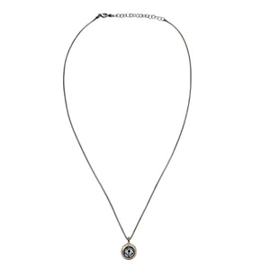 Tourmaline Domed Gemstone Pendant-Necklaces-Joanna Gollberg-Pistachios