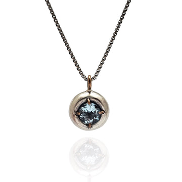 Tourmaline Domed Gemstone Pendant