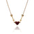 Tourmaline Heart and Arrows Necklace-Necklaces-Rachel Quinn-Pistachios