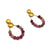 Tourmaline and Gold Earrings-Earrings-Bernd Wolf-Pistachios