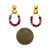 Tourmaline and Gold Earrings-Earrings-Bernd Wolf-Pistachios